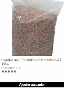 Hokida Nourriture Carpe Koi Budget 15kg