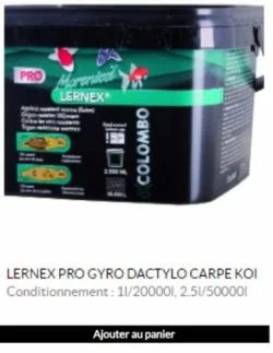 LERNEX PRO GYRO DACTYLO CARPE KOI