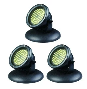Lampe 60 LED ETANCHE x 3, bassin, carpe koi