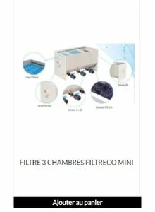 Filtre 3 chambres Filtreco mini