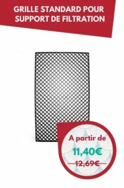 grille modulable pour support de filtration