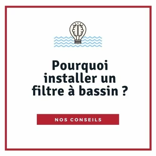 Pourquoi utiliser un filtre à bassin ?