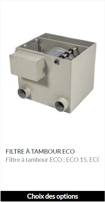 filtre à tambour eco