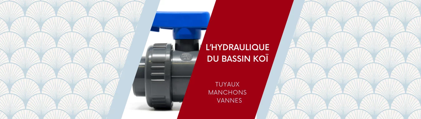 raccords, vannes et tuyaux pour bassin