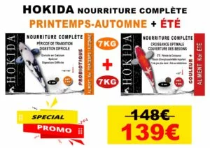 Hokida printemps et été nourriture koi