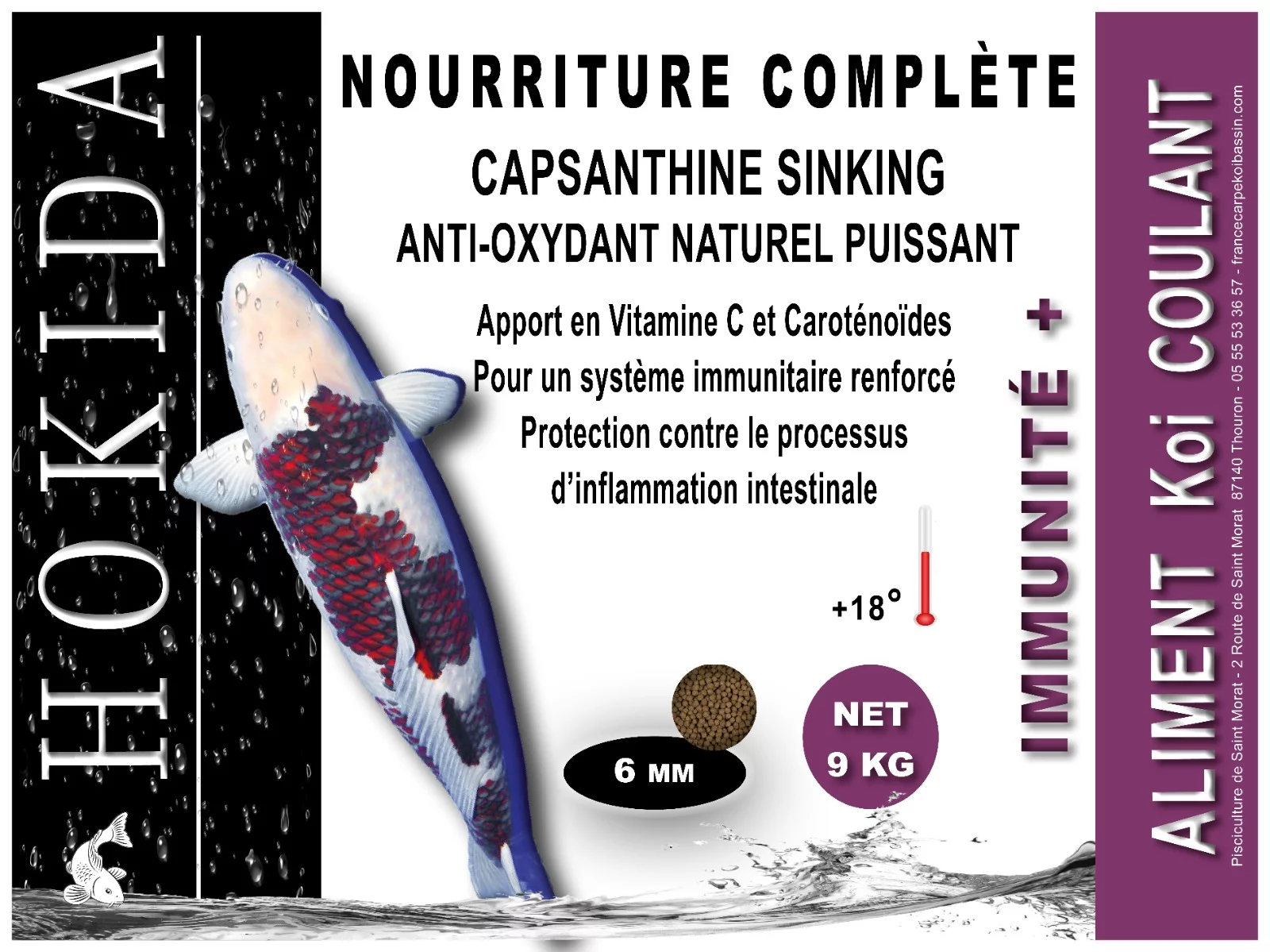 Nourriture Capsanthine coulante