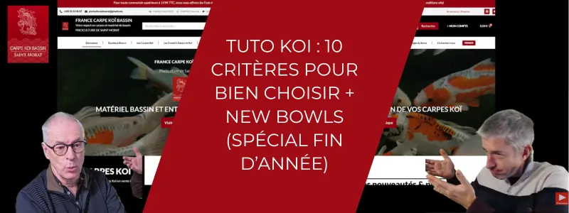 TUTO KOI 10 critères pour bien choisir New Bowls